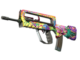 FAMAS | Bad Trip (Well-Worn) CS2 skin