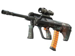 StatTrak™ AUG | Amber Slipstream (Well-Worn) CS2 skin