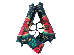 StatTrak™ Dual Berettas | Melondrama (Battle-Scarred) CS2 skin