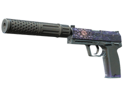 USP-S | Black Lotus (Well-Worn) CS2 skin